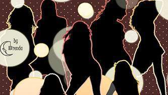 Кисти силуэтов людей и животных