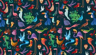 паттерны птиц