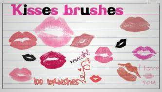 Подборка кистей для фотошоп - женские губы