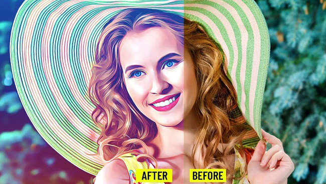 Realistic Painting Photoshop Action
