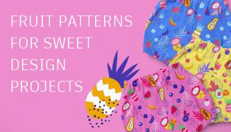 Fruit Patterns for sweet design projects
