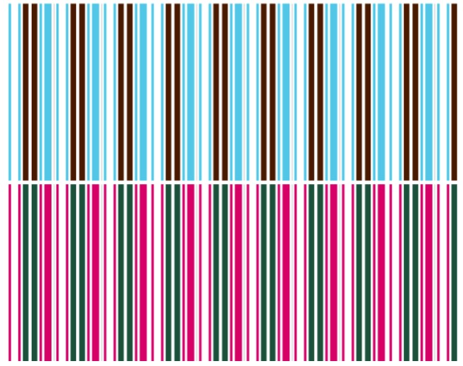 Horizontal stripes free seamless vector pattern