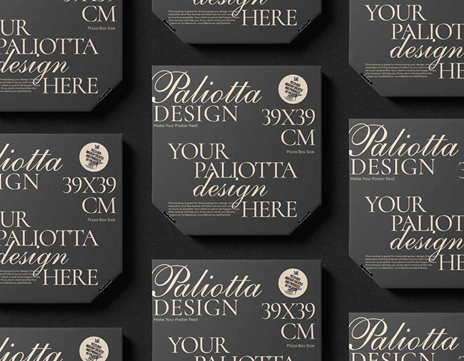 Pizza Box Mockup