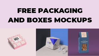Free Packaging and Boxes MockUps