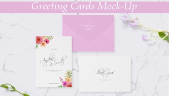Greeting Cards Mock-Up