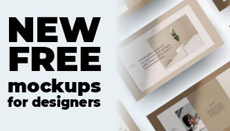 New free PSD mockups for designers