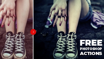 Free Photoshop Actions to create cool photo effects