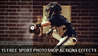 15 FREE Sport Photoshop Actions Effects