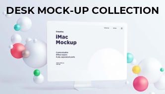 Desk Mock-Up Collection