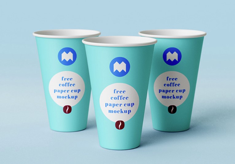 Paper coffee cup, mockup