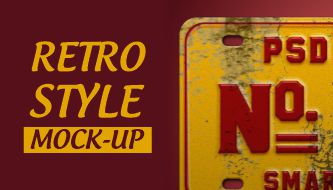 Retro style Mock-Up
