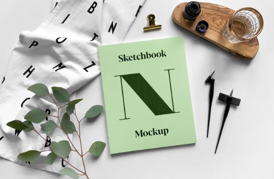 Sketchbook PSD Mockup