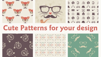 Collection of Cute Patterns for your design