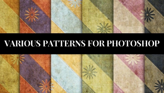 Collection of various patterns for Photoshop