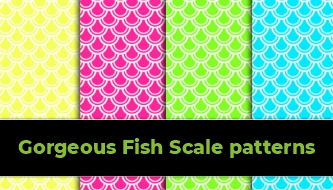 Gorgeous Fish Scale patterns