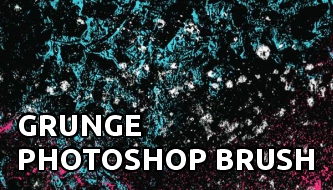 Grunge Photoshop brush set