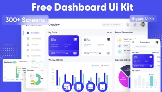 Free Admin Dashboard Templates for Figma