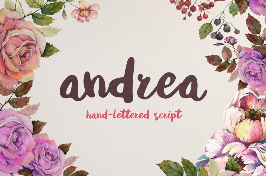 Andrea Script Font