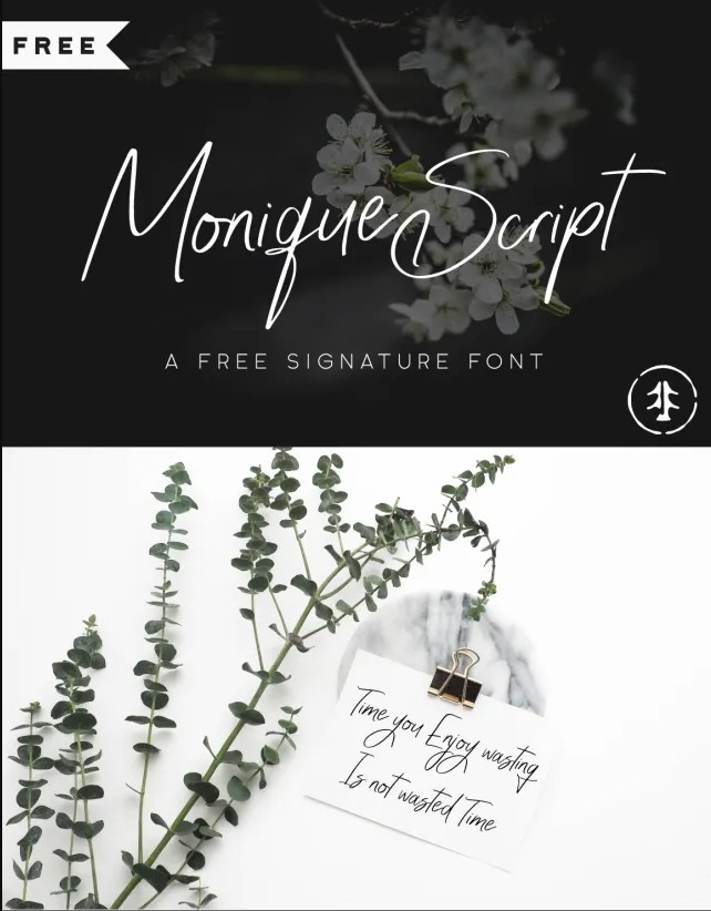 Monique wedding font