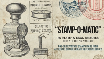 Free Photoshop Brushes with Vintage & Retro Flair