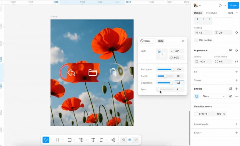 Figma Introduces the New Glass Effect