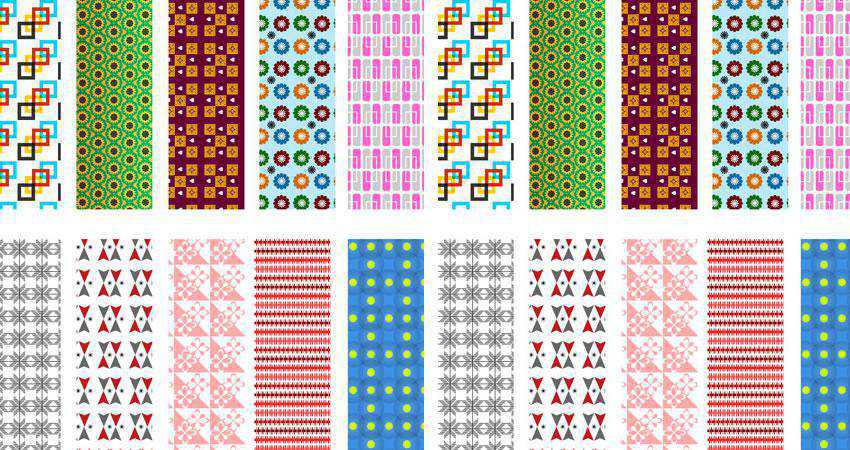 10 tileable Photoshop patterns (PAT & PNG)