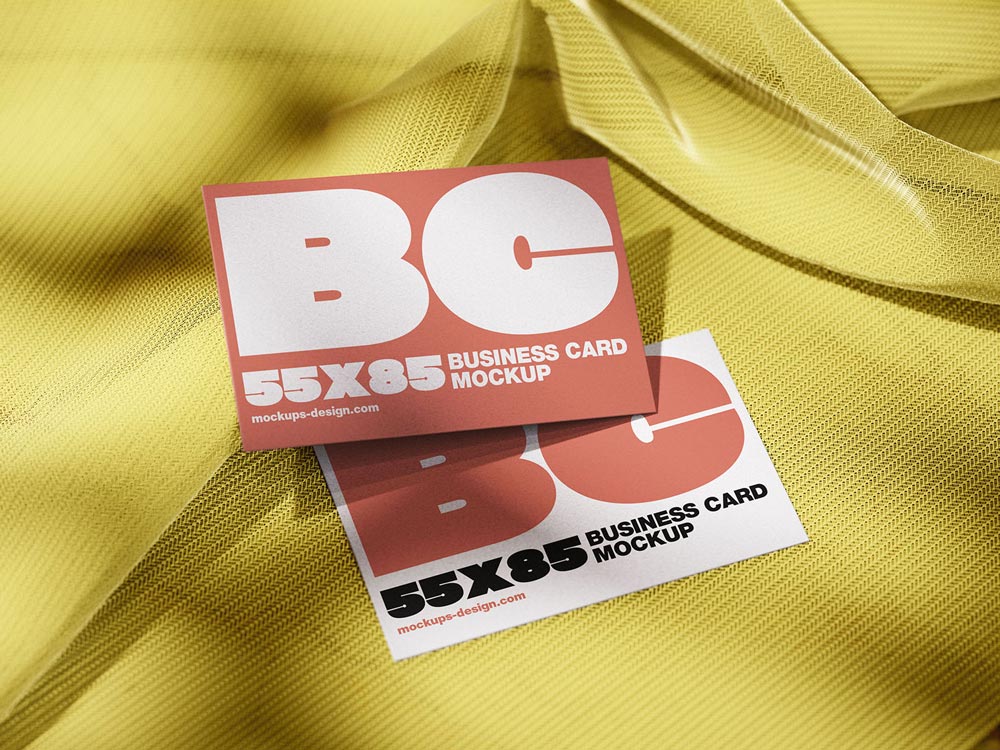 Customizable Business Card Mockup
