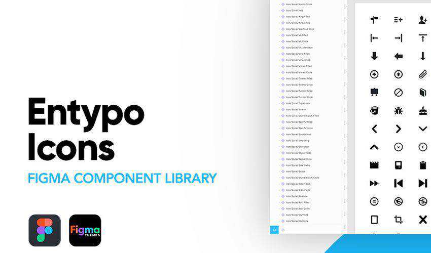 Figma Entypo Icon Library