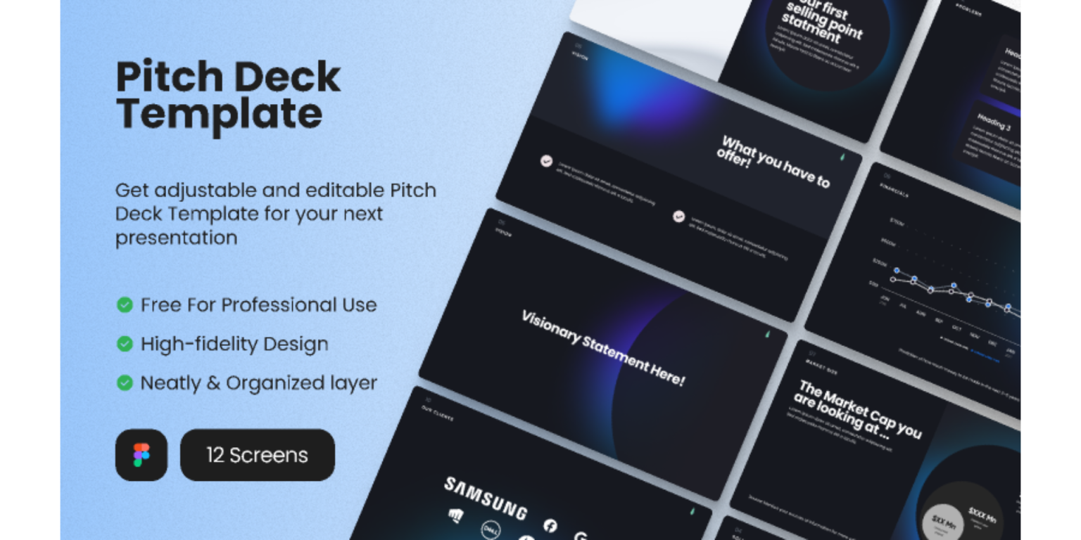 10 Best Figma Presentation Templates for Pitch Decks & Slides | Design-Rise