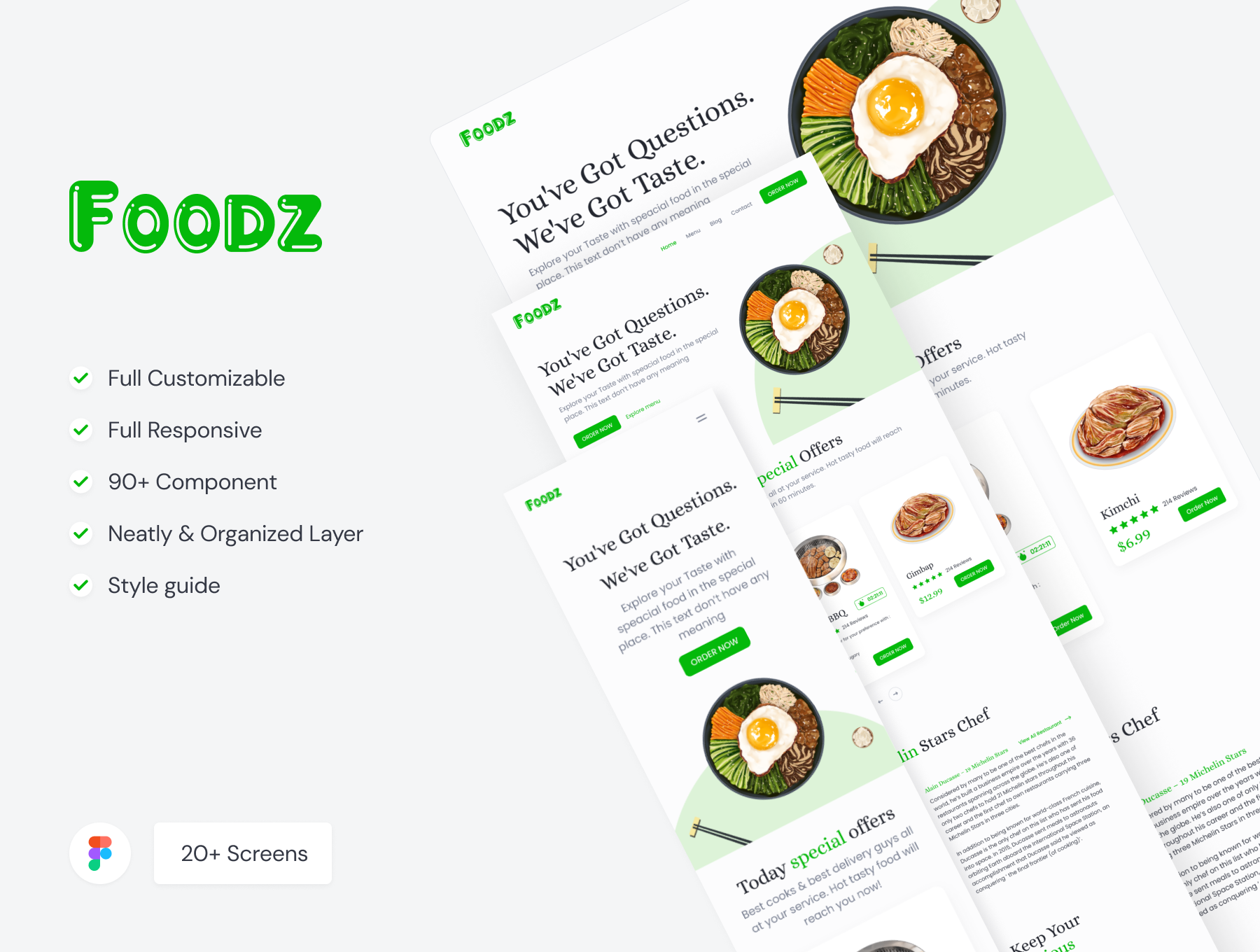 Foodz - Delivery Food Website