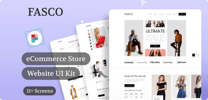 Free Figma Shopping Website Template 