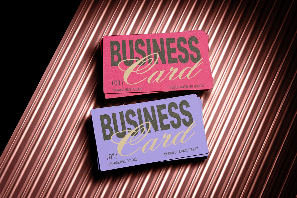 Landscape Business Card Mockup