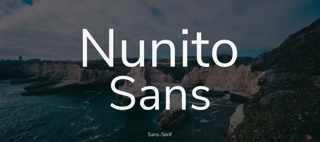 Nunito Sans Font Family