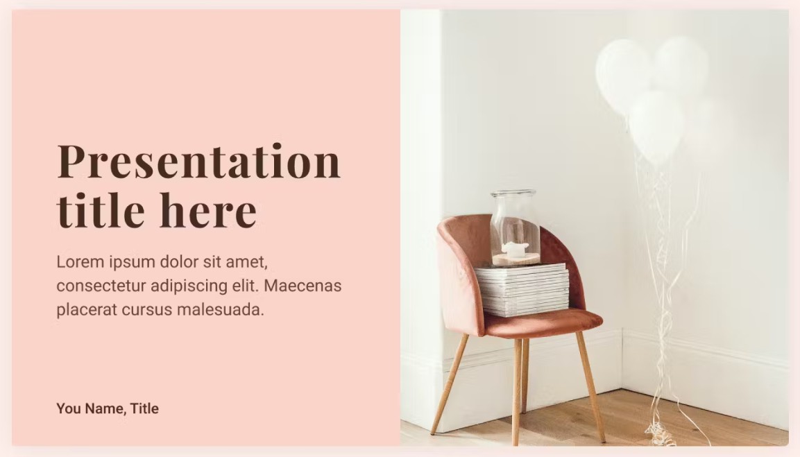 Poche Presentation Template