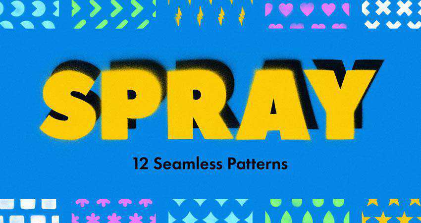 Spray Seamless Patterns
