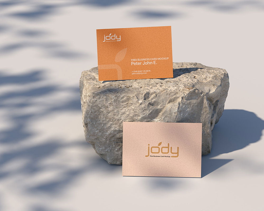 Two Business Card Mockup