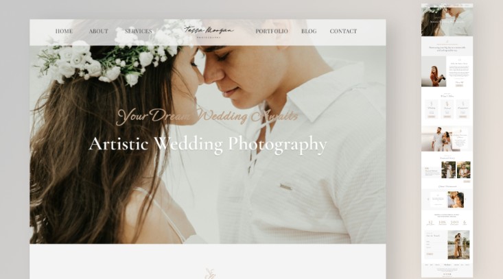 Free Figma Wedding Website Template