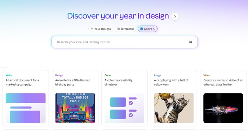 Canva (Magic Design / Canva AI)