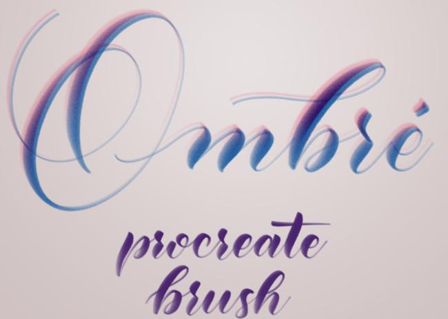 Calligraphy Brush for Procreate