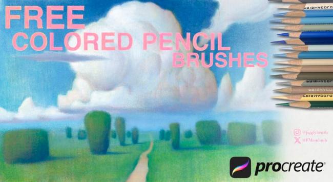Colored Pencil Procreate Brushes