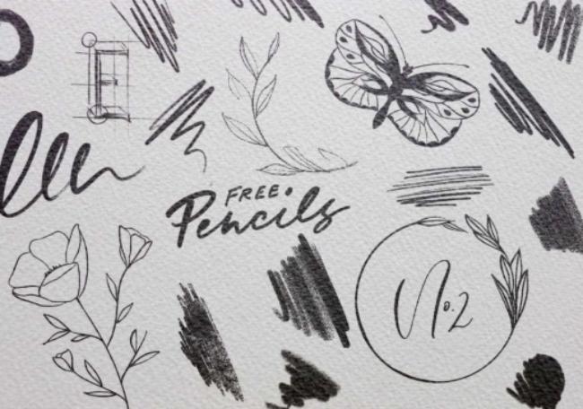 Free Pencil Procreate Brushes