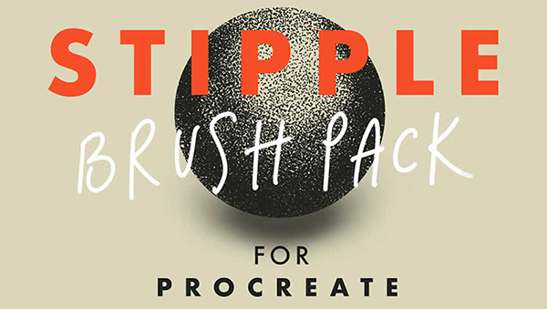 Free Procreate Stipple Brush Pack