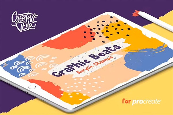 Graphic Beats Procreate Brushes