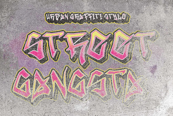 Street Gangsta FREE Graffiti Font