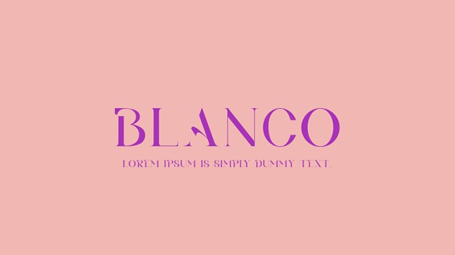 BLANCO Font Family
