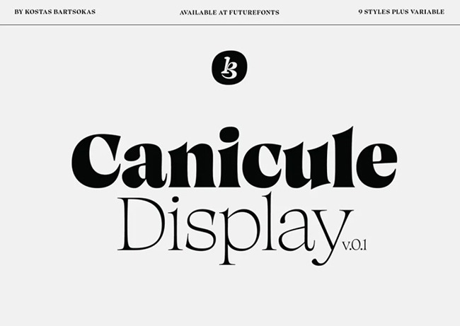 Canicule Font Family