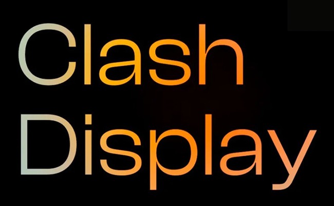 Clash Display – Fontshare