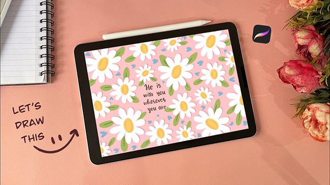 Easy Floral Pattern in Procreate