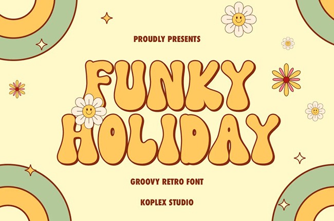 Funky Holiday Font