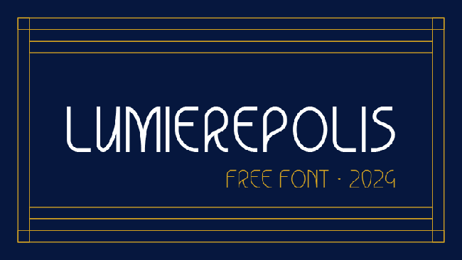 Lumierepolis Font
